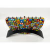 Matrix Menorah - Petroff Gallery -  - Marie Levine - Matrix Menorah, 9" x 14" x 3"