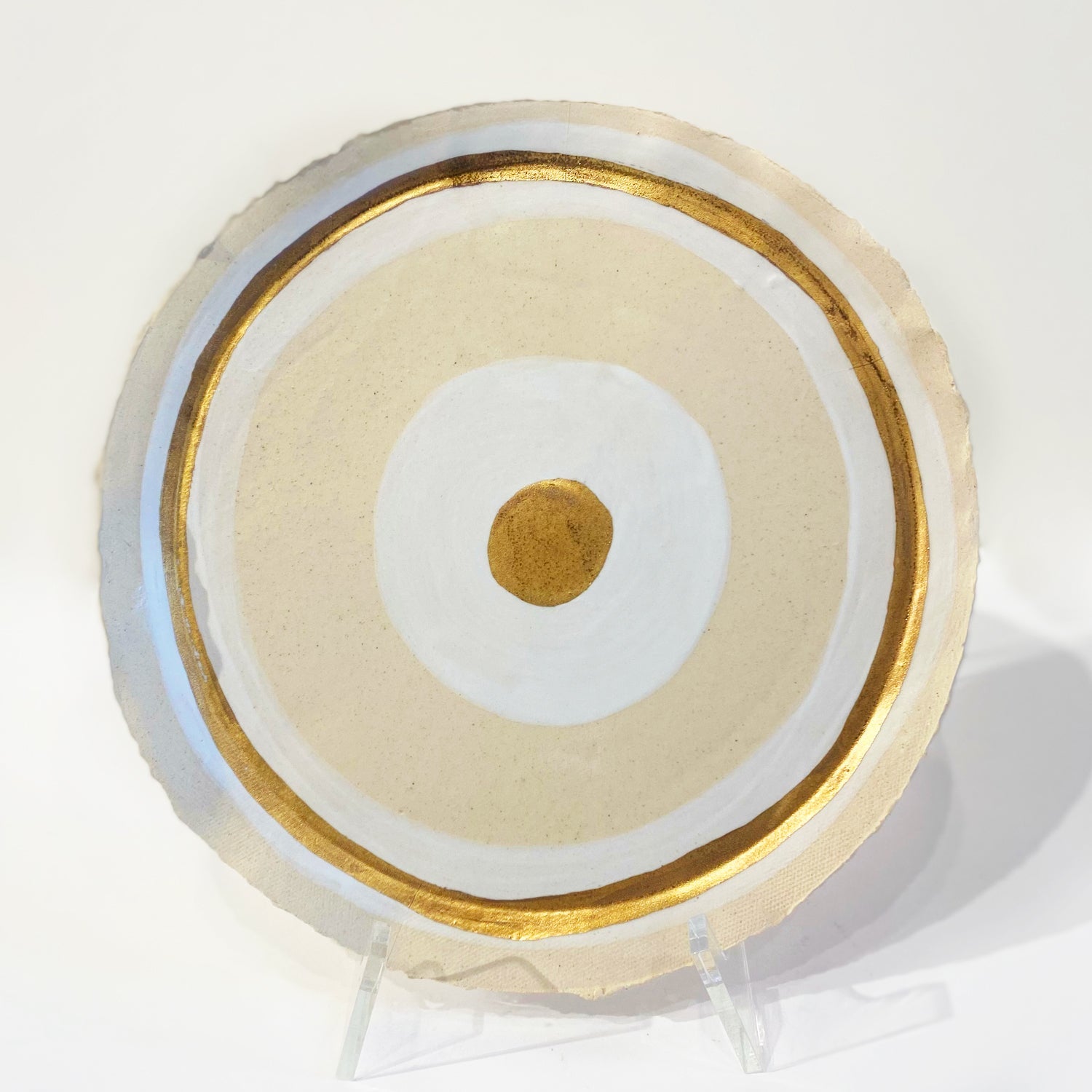 Matt Gold Small Plate - Petroff Gallery -  - Marla Buck - Matt Gold Small Plate