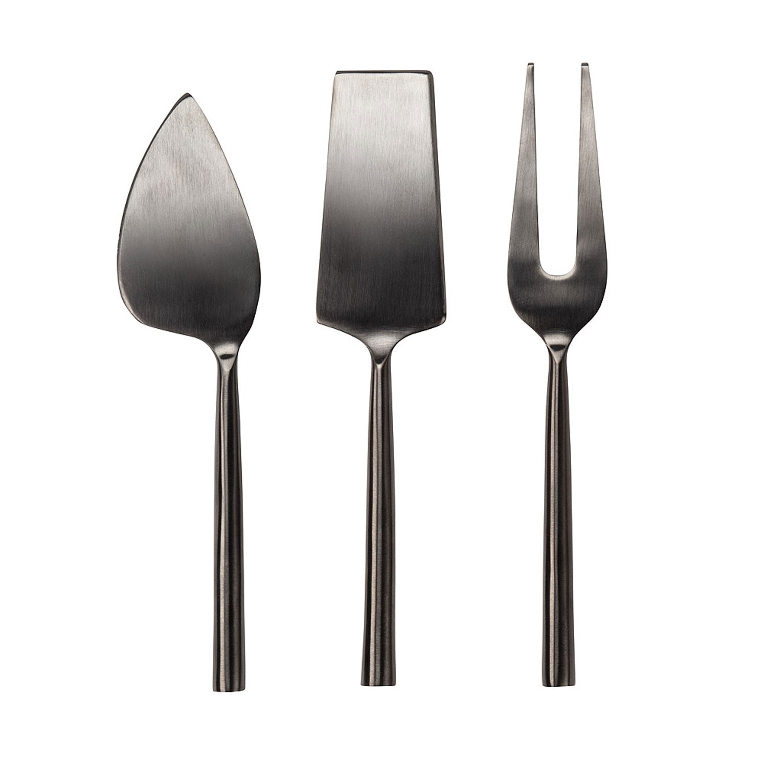 Matte Black Cheese Knives Set - Petroff Gallery -  - Abbott - Matte Black Cheese Knives Set