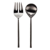 Matte Black Salad Servers - Petroff Gallery - Tableware