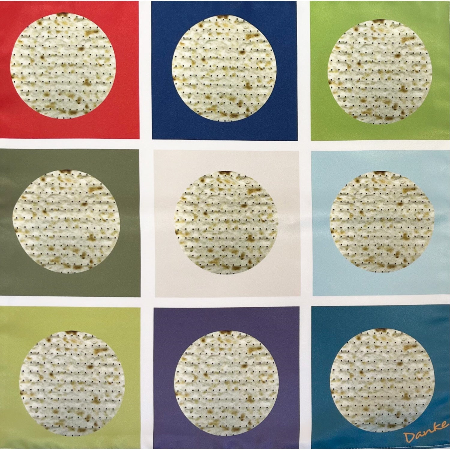Matzah cover - 9 Matzahs - Petroff Gallery -  - Danke Judaica - Matzah Cover 9 Matzahs