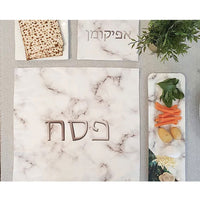 Matzah cover - Marble - Petroff Gallery