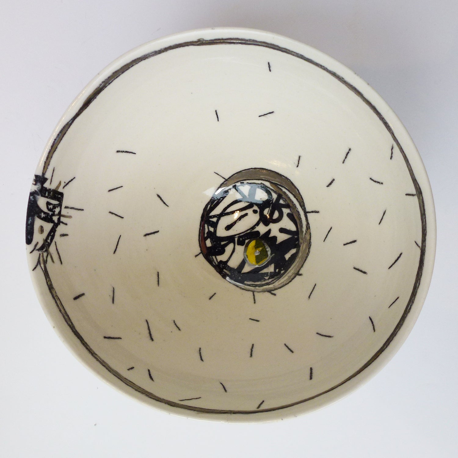 Med Graffiti Rice Bowl - Petroff Gallery