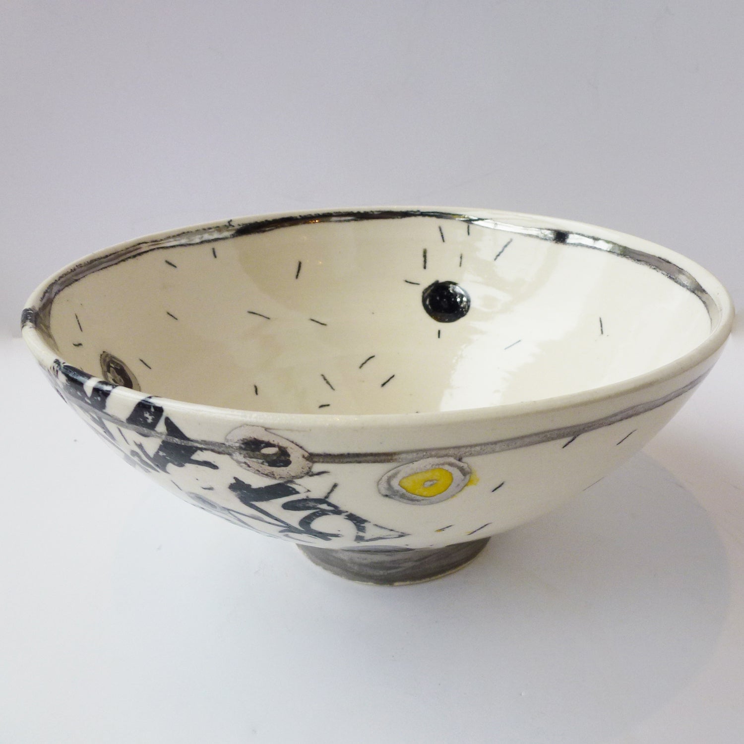 Med Graffiti Rice Bowl - Petroff Gallery