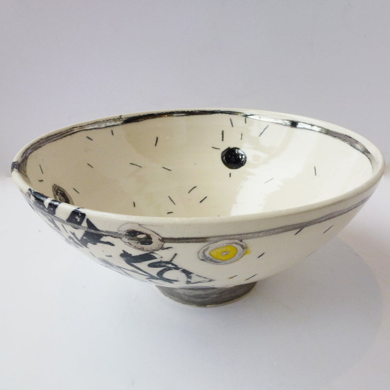 Med Graffiti Rice Bowl - Petroff Gallery