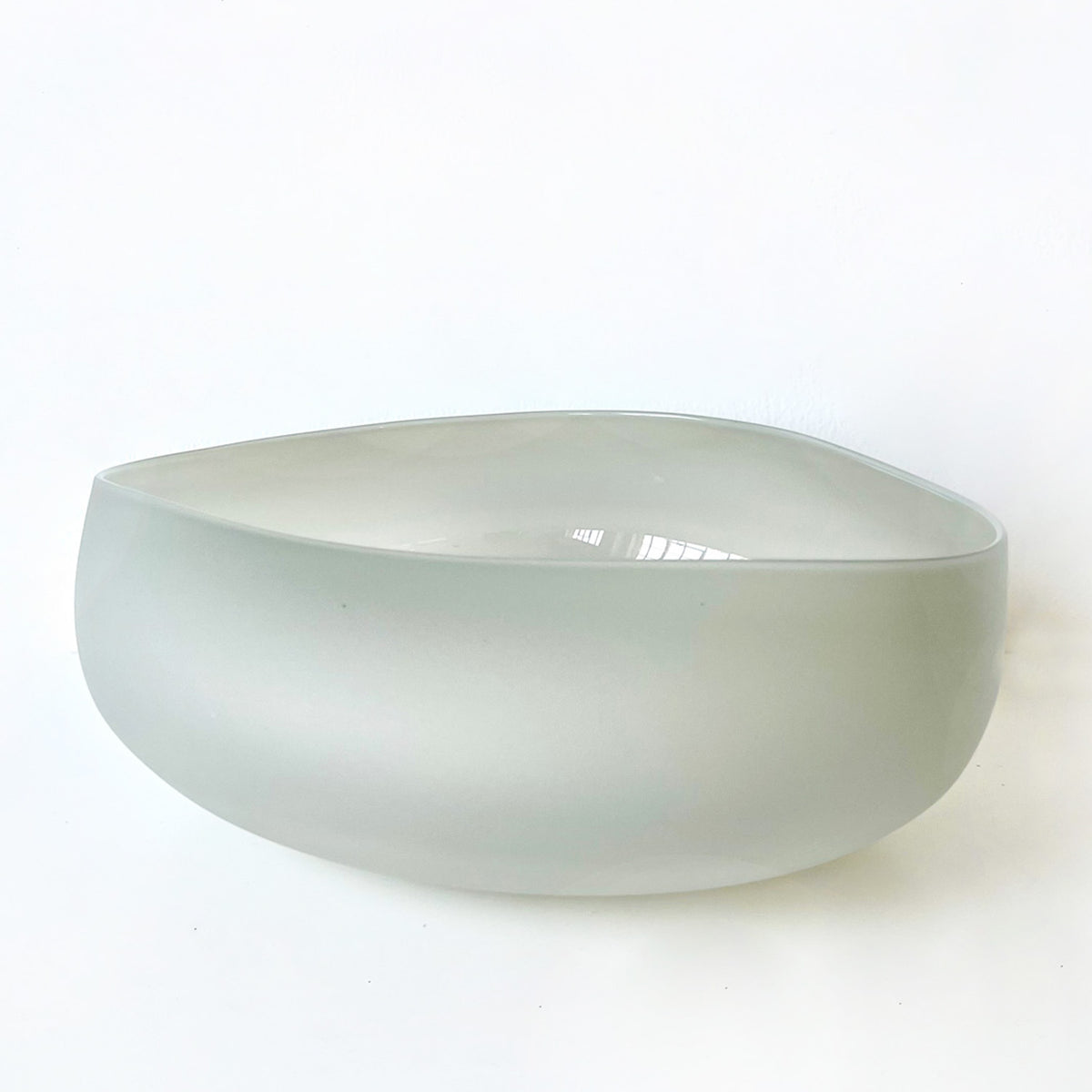 Goodman Studio - Medium Opal Neutral Grey Topography Bowl