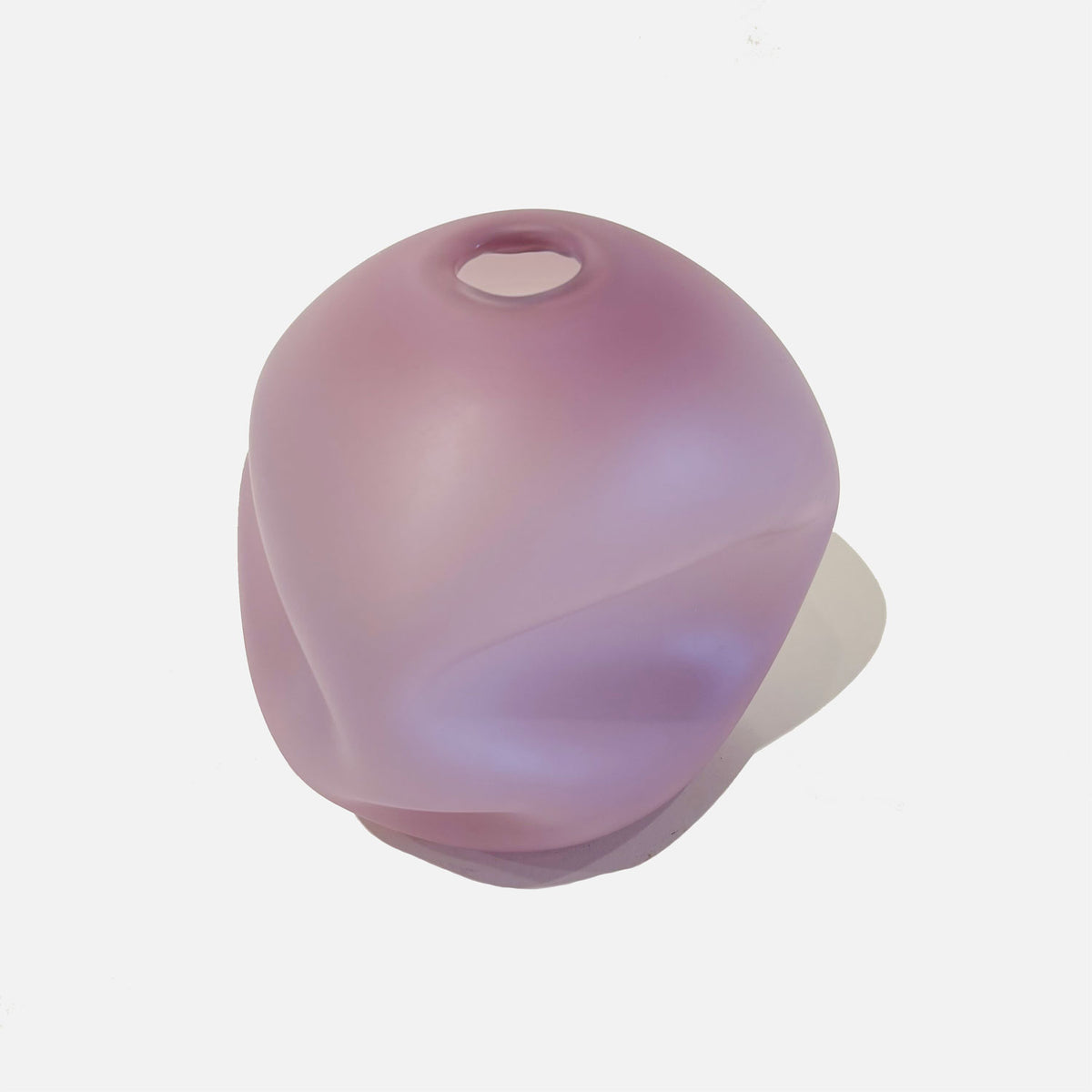 Medium Lavender Pebble Vase - Petroff Gallery - Glass Art