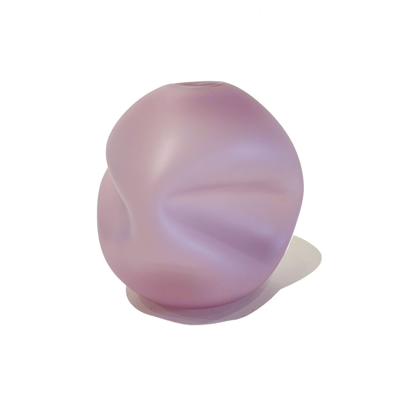 Medium Lavender Pebble Vase - Petroff Gallery - Glass Art