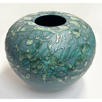 Medium Green Ornate Vase - Petroff Gallery -  - 