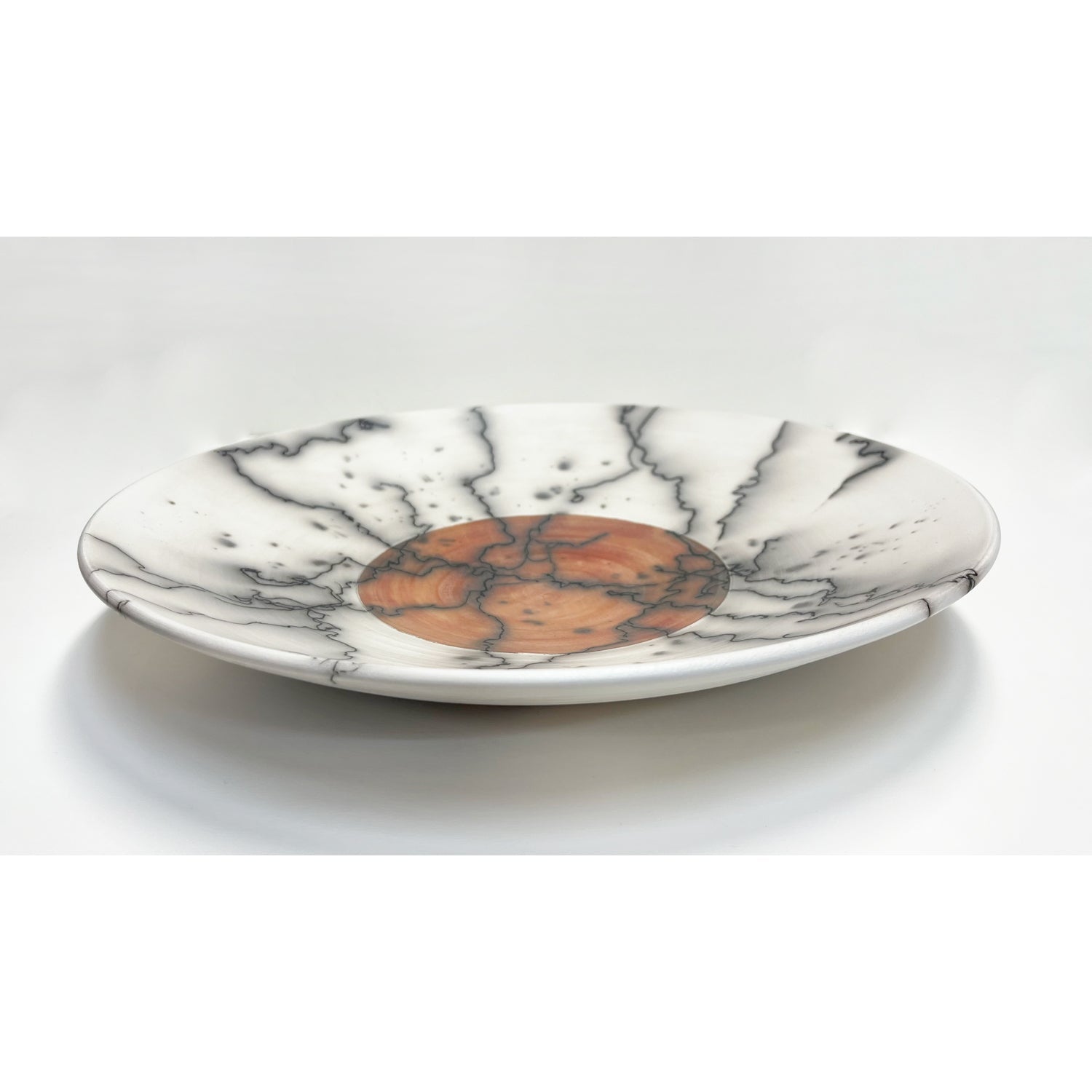 Medium Horse Hair Plate - Petroff Gallery -  - Shu-Chen Cheng - Medium Horse Hair Plate, 13" diameter