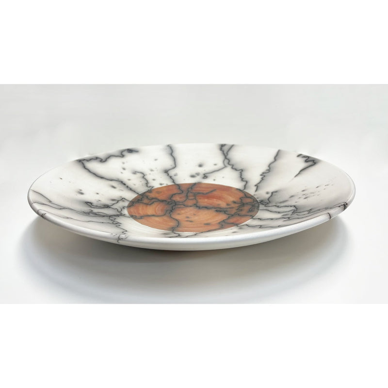 Medium Horse Hair Plate - Petroff Gallery -  - Shu-Chen Cheng - Medium Horse Hair Plate, 13" diameter