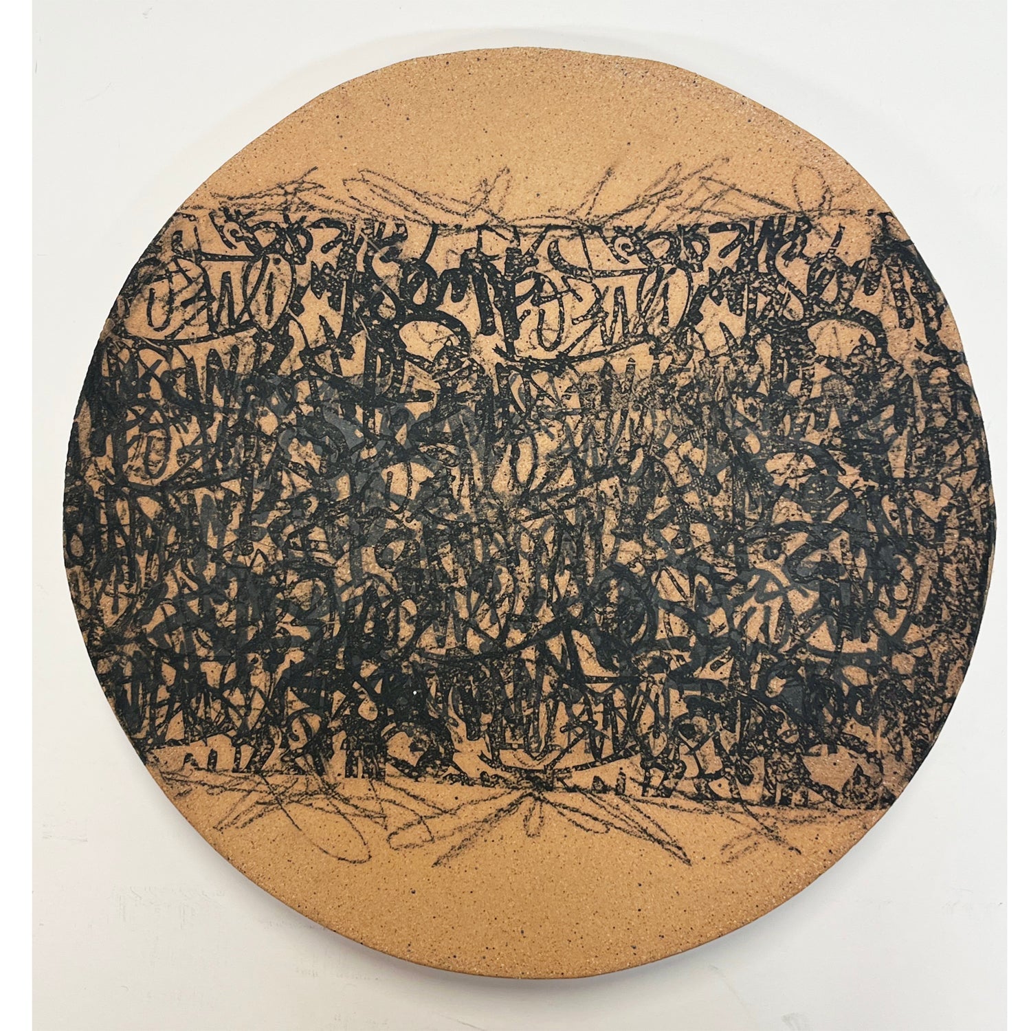 Medium Raw Brown Platter - Petroff Gallery -  - Marla Buck - Medium Raw Brown Platter