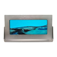 Medium Silver Ocean Blue - Petroff Gallery