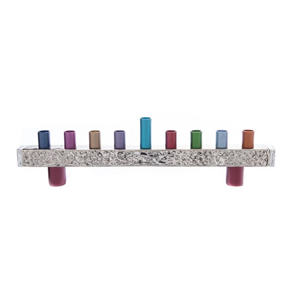 Menorah Multicolour Strip - Petroff Gallery - Judaica