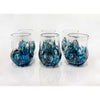 Mini Twisty Cup Midnight Revel Set - Petroff Gallery - Glass Art