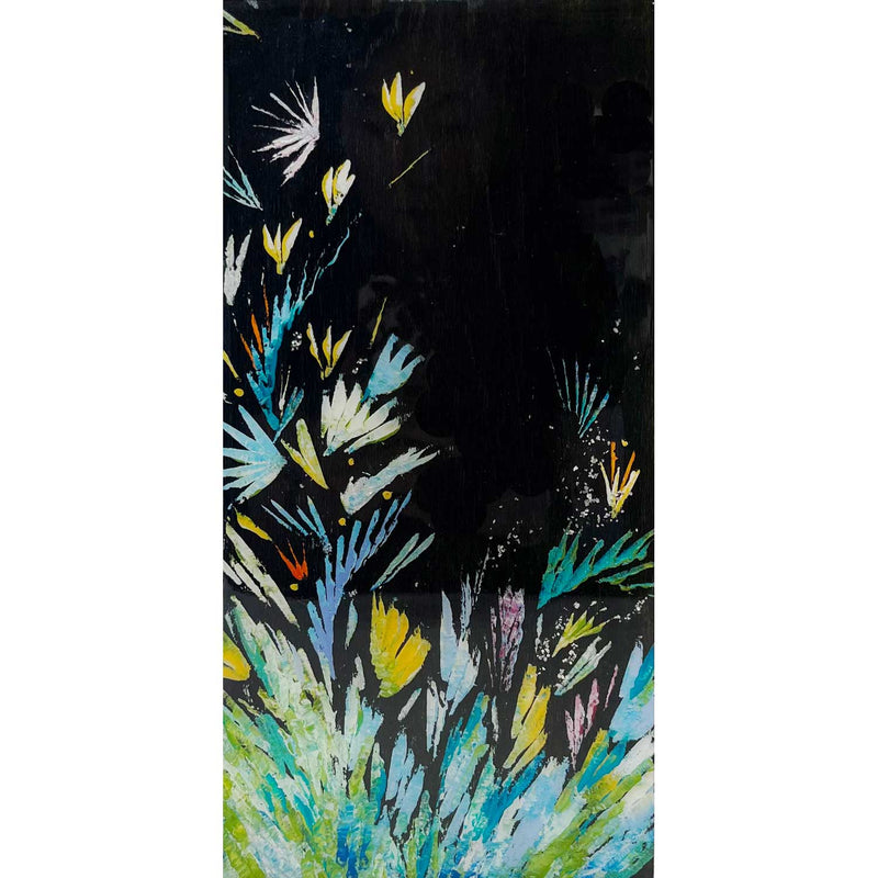 Midnight Garden 12" x 6" - Petroff Gallery - Painting