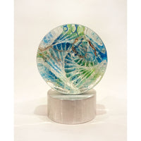 Mini Mandala Square Spiral - Petroff Gallery - Glass Art