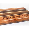 Mixed Wood Stripe Board with Hamotzi Petroff Gallery 