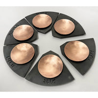 Modular Seder Plate - Copper Plates - Petroff Gallery -  - 