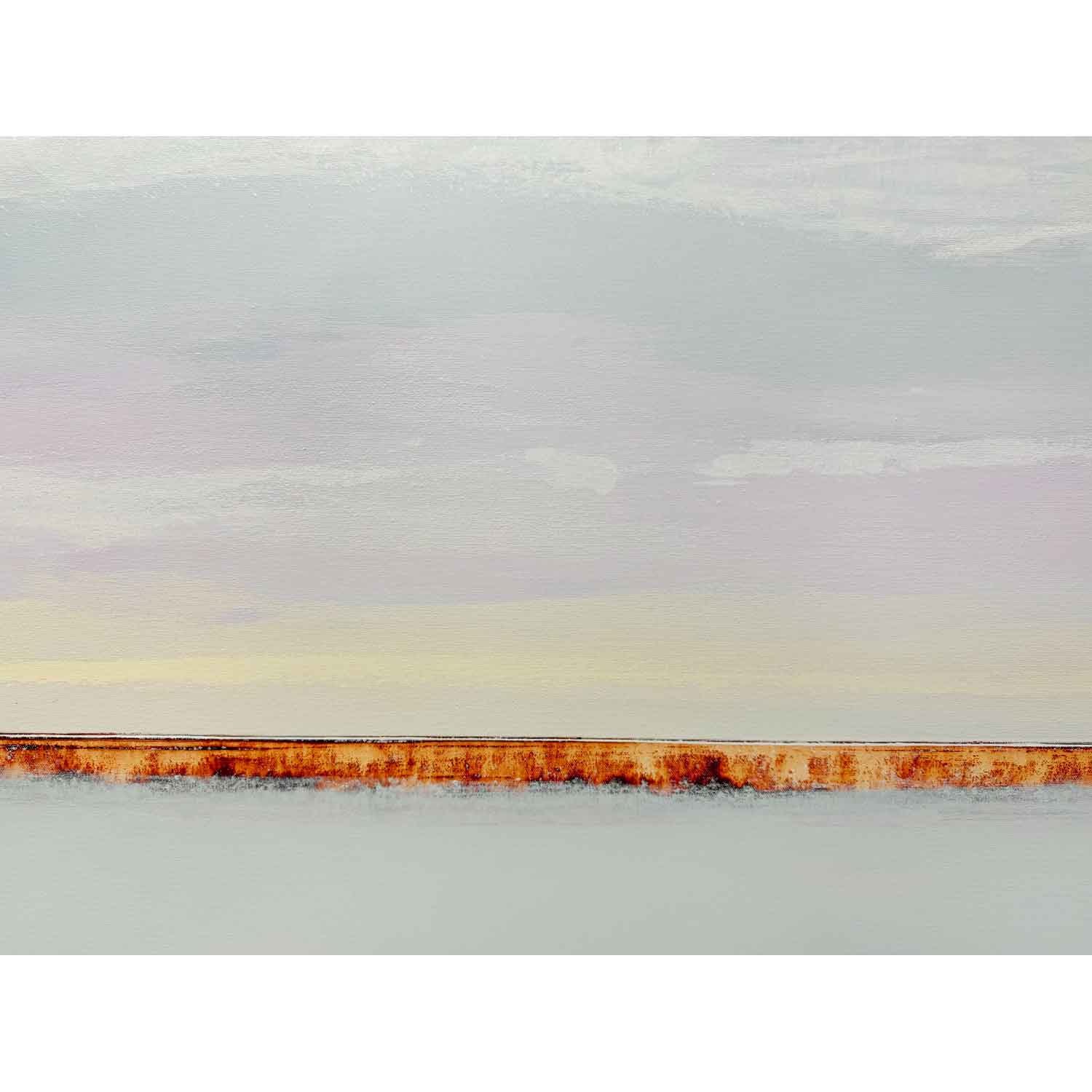 Morning Mist 36" x 60" Detail View - Petroff Gallery - Painting