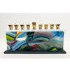 Multicolour Menorah - Petroff Gallery -  - Lesley & Al Kroach - Multicolour menorah