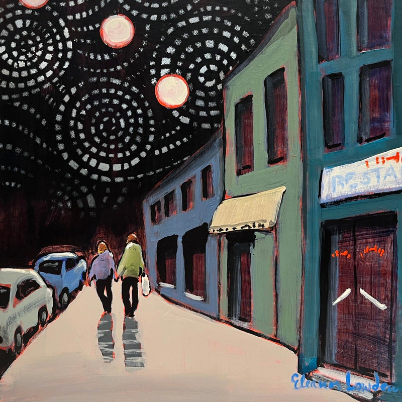 My Heart Goes Boom 12" x 12" - Petroff Gallery -  - Eleonor Lowden - My Heart Goes Boom 12x12 