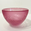 Carol Nesbitt - Large Bowl Dark Pink, 6.5" x 4.25" x 4.25"