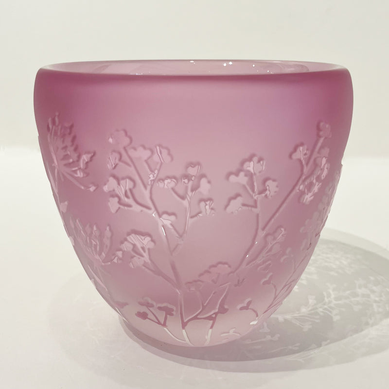 Carol Nesbitt - Large Bowl Light Pink, 4.25" x 4.75" x 4.75"