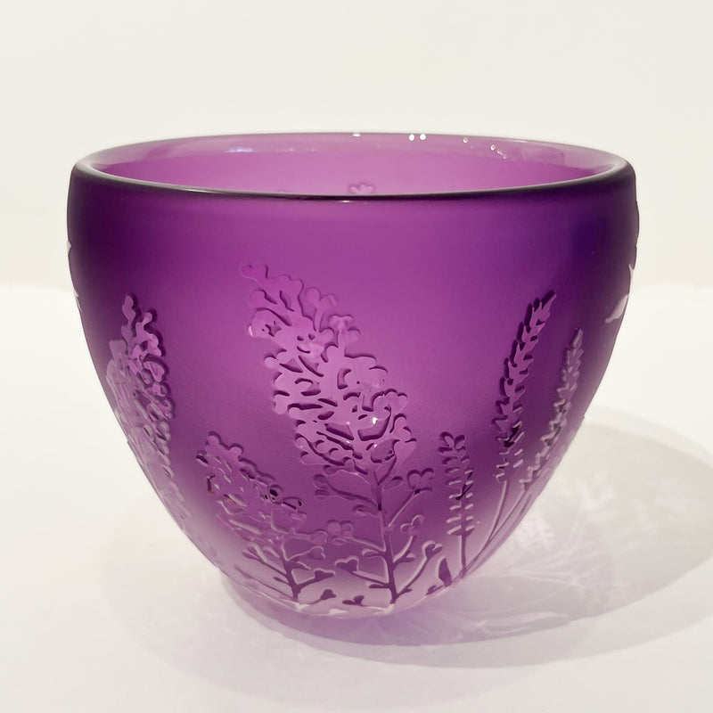 Carol Nesbitt - Large Bowl Purple, 4.5" x 5.5" x 5.5"