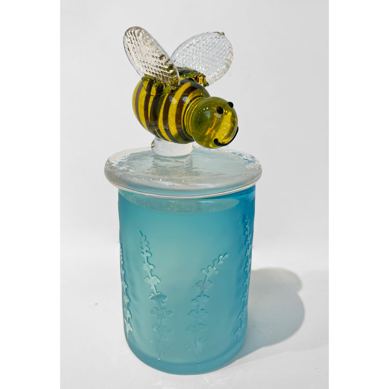 Blue Bee Jar