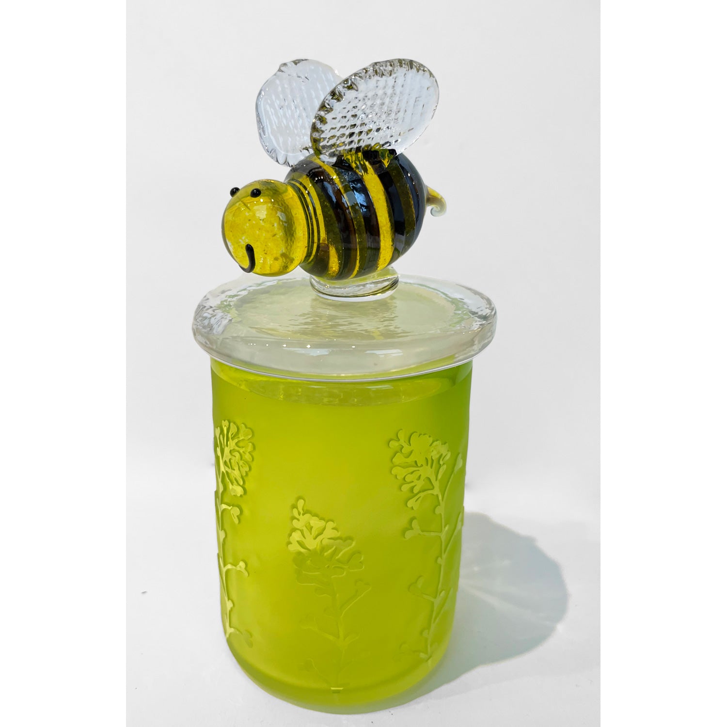 Carol Nesbitt - Lime Green Bee Jar