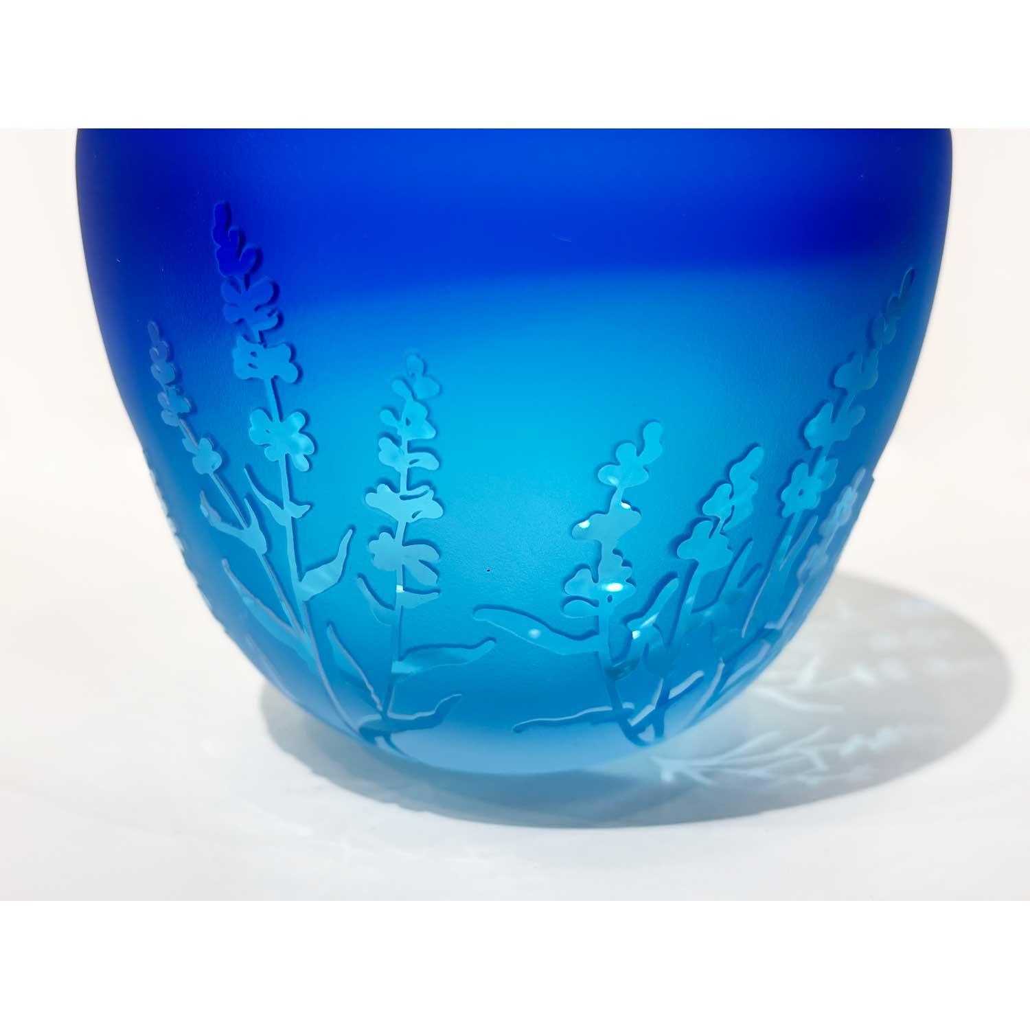 Small Bowl Light and Medium Copper - Petroff Gallery - Glass Art