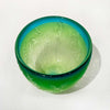 Small Bowl Light Green and Copper - Petroff Gallery - Glass Art