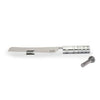 Silver Rings Challah Knife with Salt - Petroff Gallery - Judaica