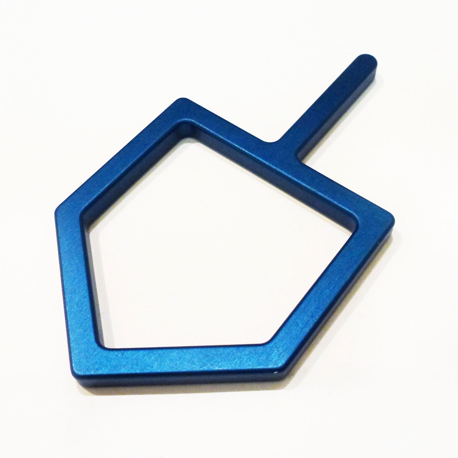 Nes Gadol Dreidel - Blue - Petroff Gallery