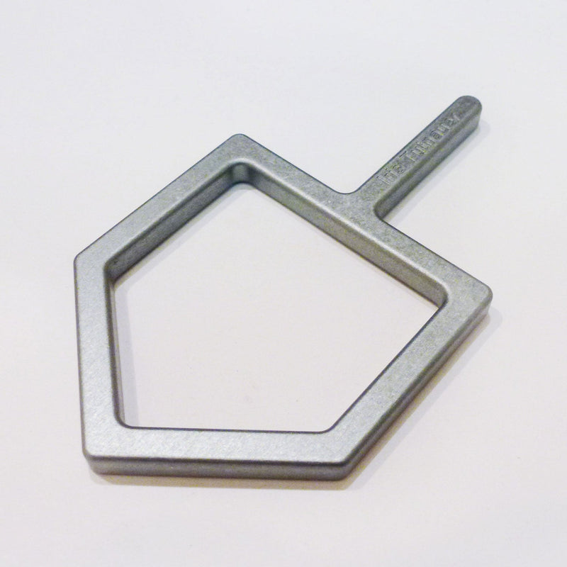 Nes Gadol Dreidel - Grey - Petroff Gallery -  - Iris Tutnauer - Nes Gadol Dreidel Grey
