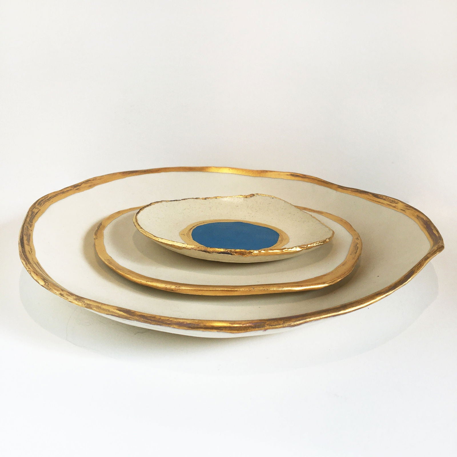 Nesting Plates Set of 3 - Petroff Gallery -  - Marla Buck - Nesting Plates Set of 3