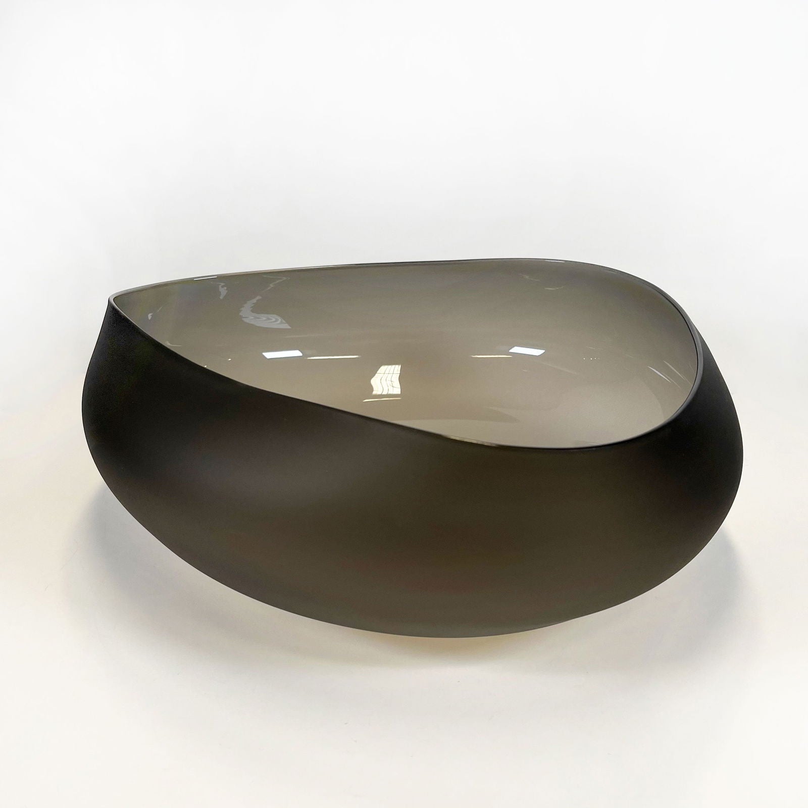 Neutral Grey Topography Bowl - Petroff Gallery -  - The Goodman Studio - Neutral Grey Topo Bowl