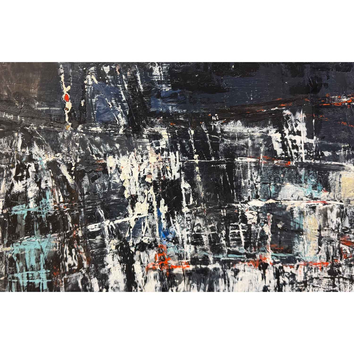 Night Sky 30" x 30" - Petroff Gallery - Painting