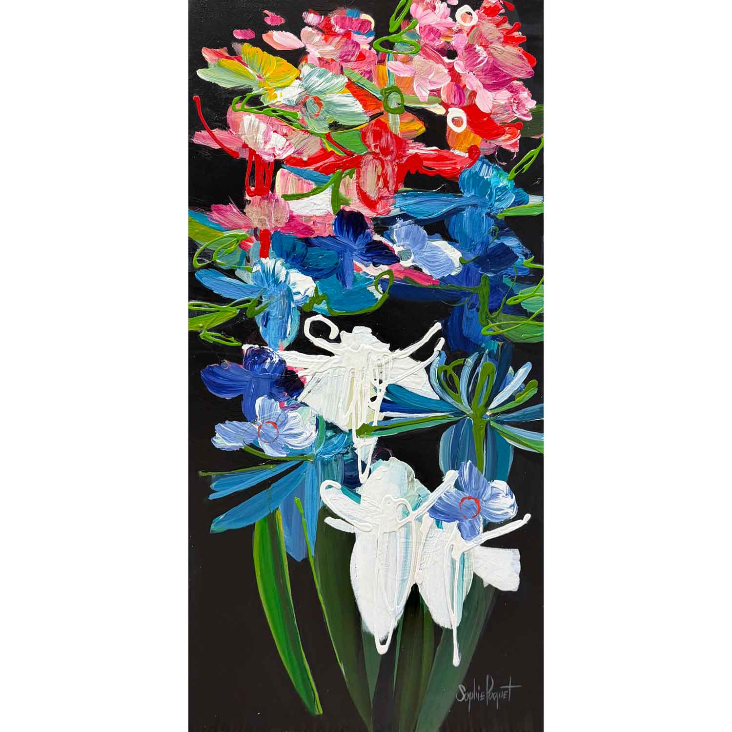 No Song Without You 36" x 18" - Petroff Gallery - Painting