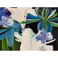No Song Without You 36" x 18" Detail View - Petroff Gallery - Painting