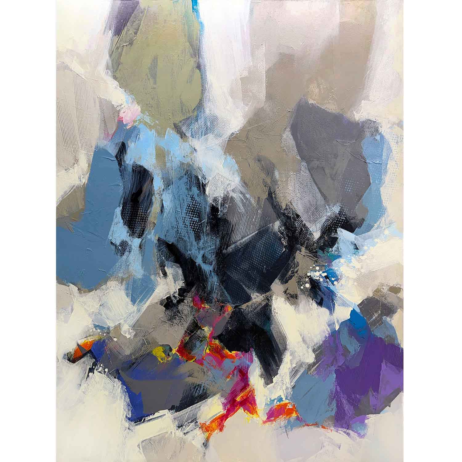 Nurtured By the Mist 48" x 36" - Petroff Gallery - Painting