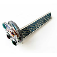Small Blue/Silver Kscope - Petroff Gallery - Kaleidoscopes