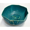 Kayo O'Young - Straight Edge Turquoise Bowl, 4" x 8" x 7.75"