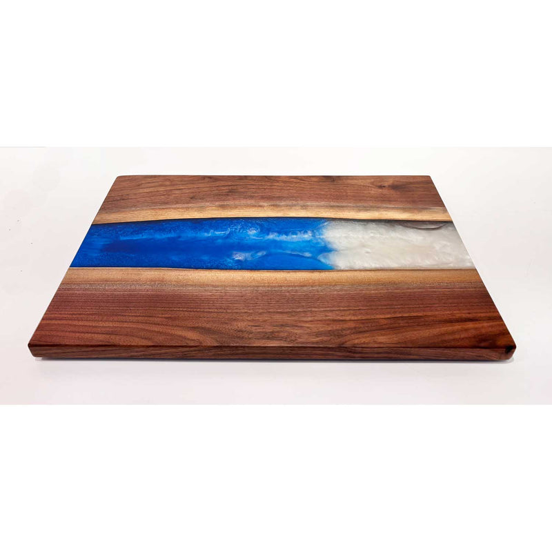 Ocean Blue Pearl Walnut Board 2 Petroff Gallery 
