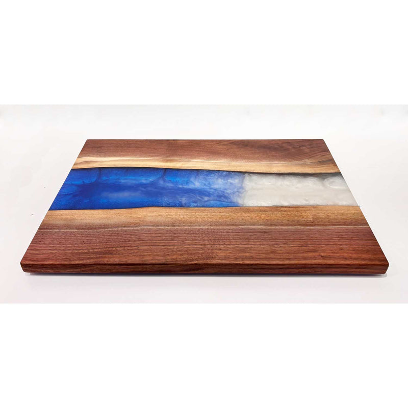 Ocean Blue Pearl Walnut Board 3 Petroff Gallery 