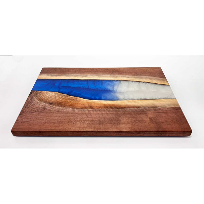 Ocean Blue Pearl Walnut Board 4 Petroff Gallery 