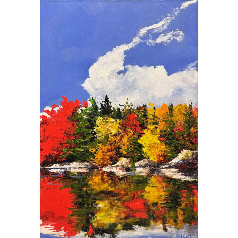 October Reflections 36" x 24" - Petroff Gallery - Painting