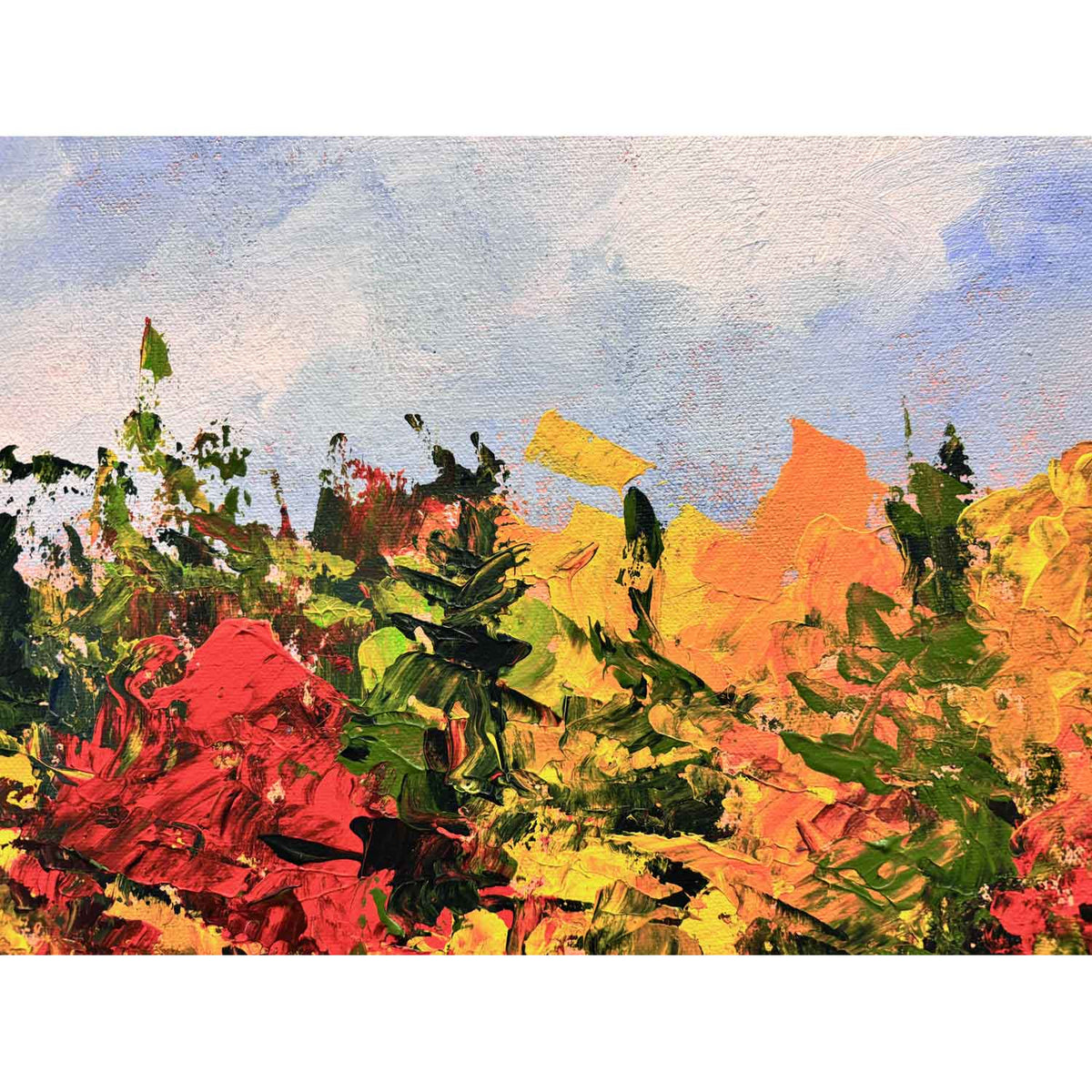 October Reflections 36" x 24" - Petroff Gallery - Painting