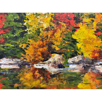October Reflections 36" x 24" - Petroff Gallery - Painting